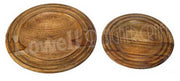 WOODEN ROUND PLATE