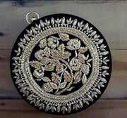 Women's Party Wear Embroidered Round
