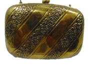 RECTANGULAR VINTAGE PURSE BRASS BAG