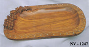 Wooden Round Serving Tray