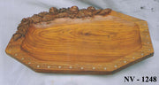 Wooden Round Serving Tray