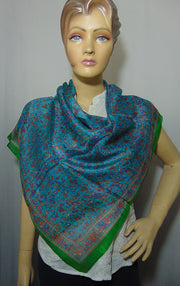 Small flower print Silk scarf