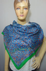Small flower print Silk scarf