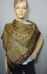 Small flower print Silk scarf