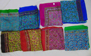 Small flower print Silk scarf