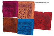 Floral design small Neckerchief Square Neck silk Scarf