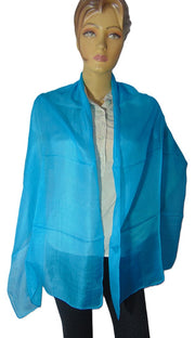 Solid color Long plain Silk Scarf