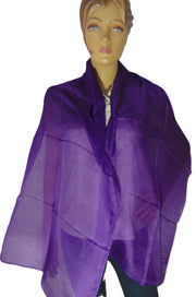 Solid color Long plain Silk Scarf