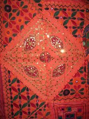 Kutch-Work Bed Sheets Table Runners