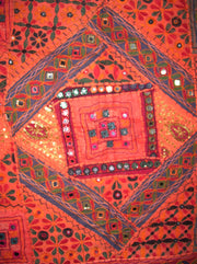 Kutch-Work Bed Sheets Table Runners