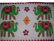 Four Elephant Jogi Table Runner