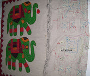 Four Elephant Jogi Table Runner