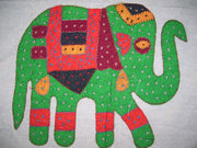 Four Elephant Jogi Table Runner