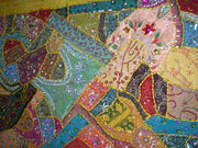Pearl Embroidery Table Runner