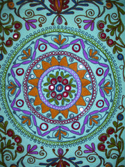 Embroidery Aari Embroidered Table Runner