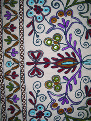 Embroidery Aari Embroidered Table Runner