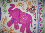 Zari Ari Embroidery Table Runner