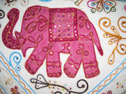 Zari Ari Embroidery Table Runner