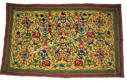 Wool Ari Embroidery Table Runner