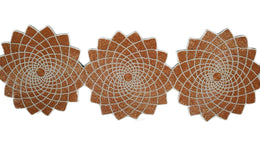 Flower Beaded Embroidery Coasters And Placemats