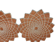 Flower Beaded Embroidery Coasters And Placemats