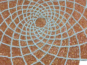 Flower Beaded Embroidery Coasters And Placemats