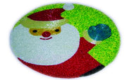 SANTA CLAUSE DESIGN BEADED COASTER