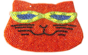 Cat Shape Beaded Coaster placemat