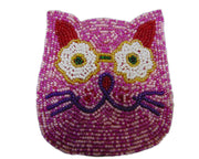 Cat Shape Beaded Coaster placemat