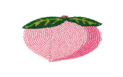 APPLE DESIGN BEADED COASTER PLACEMAT