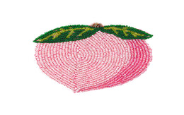 APPLE DESIGN BEADED COASTER PLACEMAT