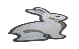 RABBIT DESIGN BEADED COASTER PLACEMAT