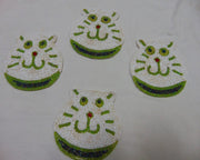 Mouse Shape Beaded Coaster placemat