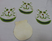 Mouse Shape Beaded Coaster placemat