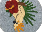 Flower Beaded Embroidery Coasters And Placemats