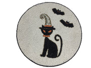 Cat Beaded Christmas table mat