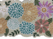 Multicolor flower Table Runner Placemat