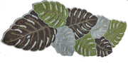 Leaves Handwork Beaded Table Runner