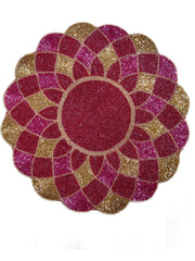 flower Handwork Beaded Table Runner