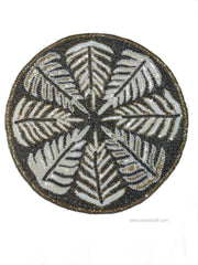Leaf design Handwork Beaded Table Runner