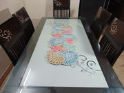 Handcrafted star design Beaded Table Runner