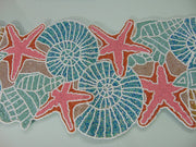 Handcrafted star design Beaded Table Runner