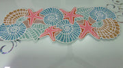 Handcrafted star design Beaded Table Runner
