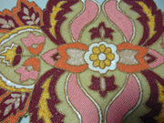 Flower Multicolour Beaded Glass Table Runner