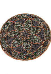 Leaf design Handwork Beaded Table Runner