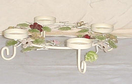 Power coating four candle holder with Stand