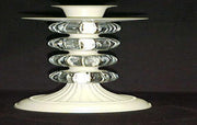 Metal Off white Candle Holders