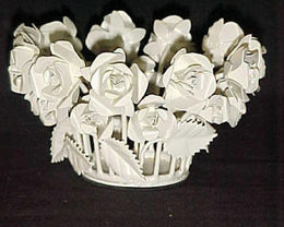 Flower Basket Votive Iron Stand Candle Holders