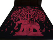 TREE ELEPHANT TAPESTRY WALL HANGING BEDDING