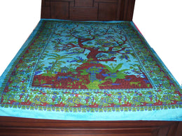 TEE OF LIFE TAPESTRY WALL HANGING BED SHEET